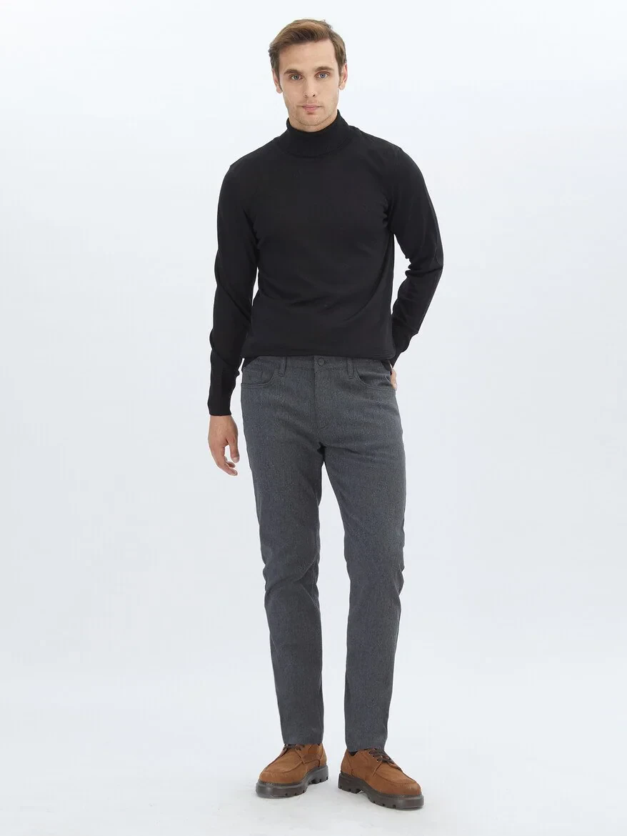 Black Knitwear Sweatshirt - 2