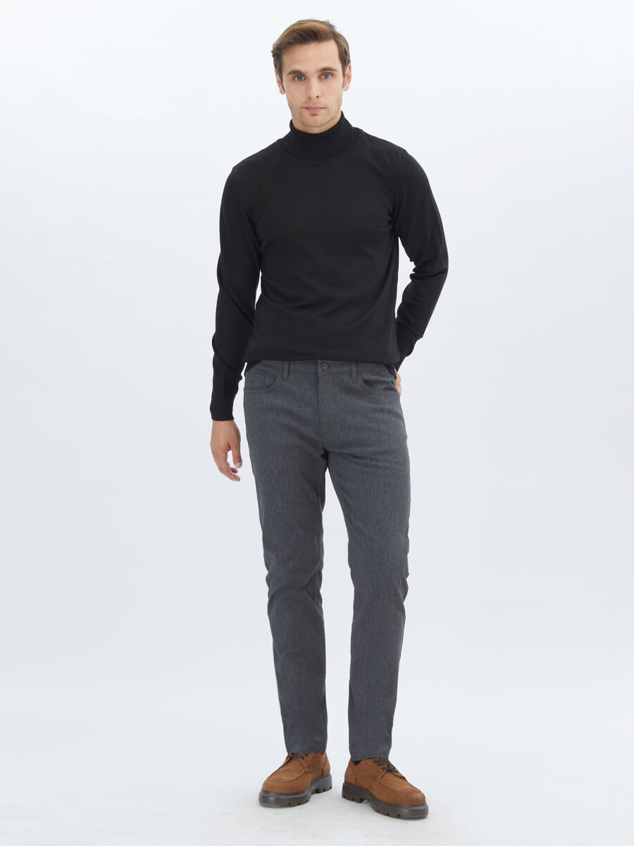 Black Knitwear Sweatshirt - 2