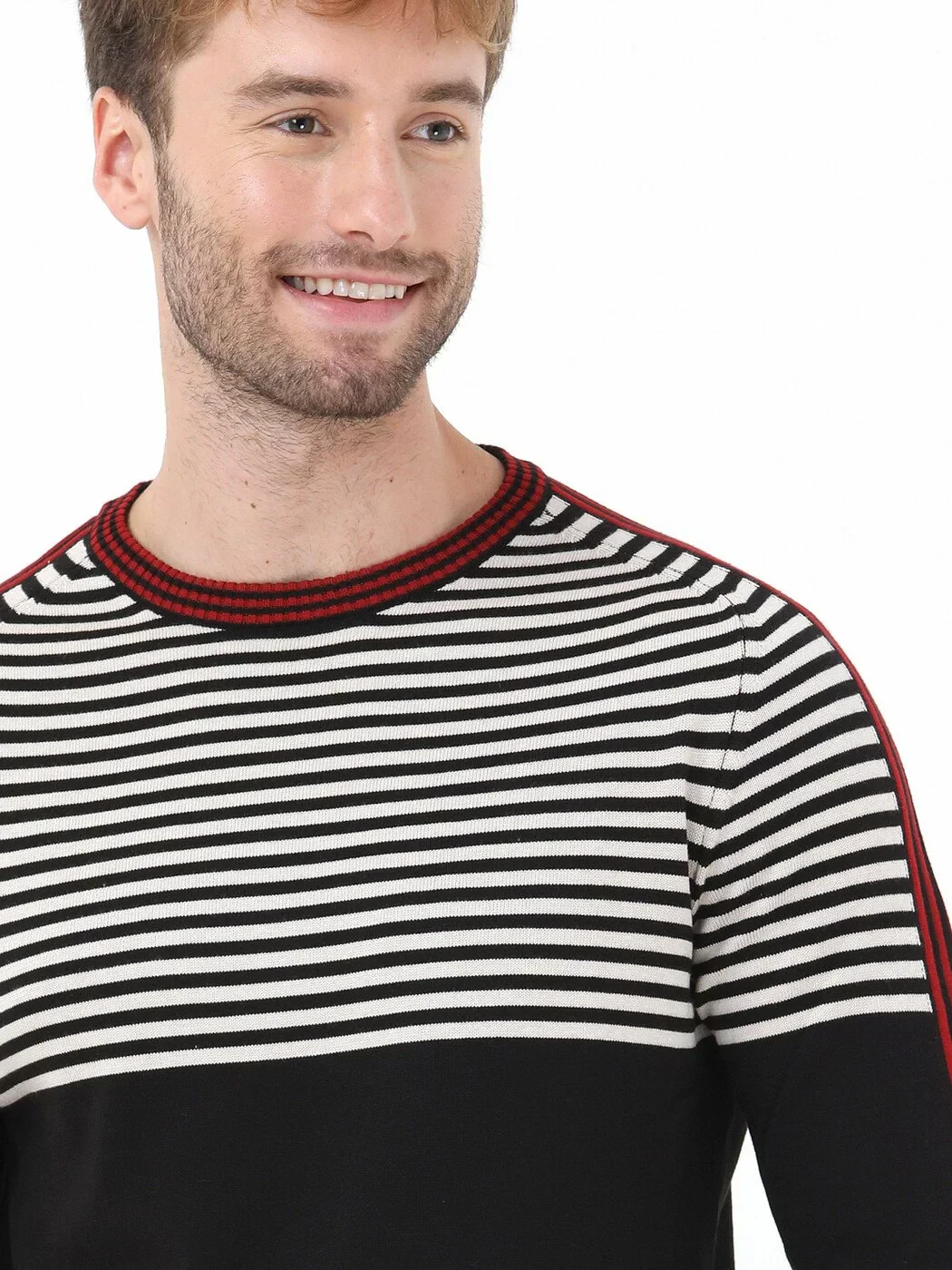 Black Knitwear Sweatshirt 