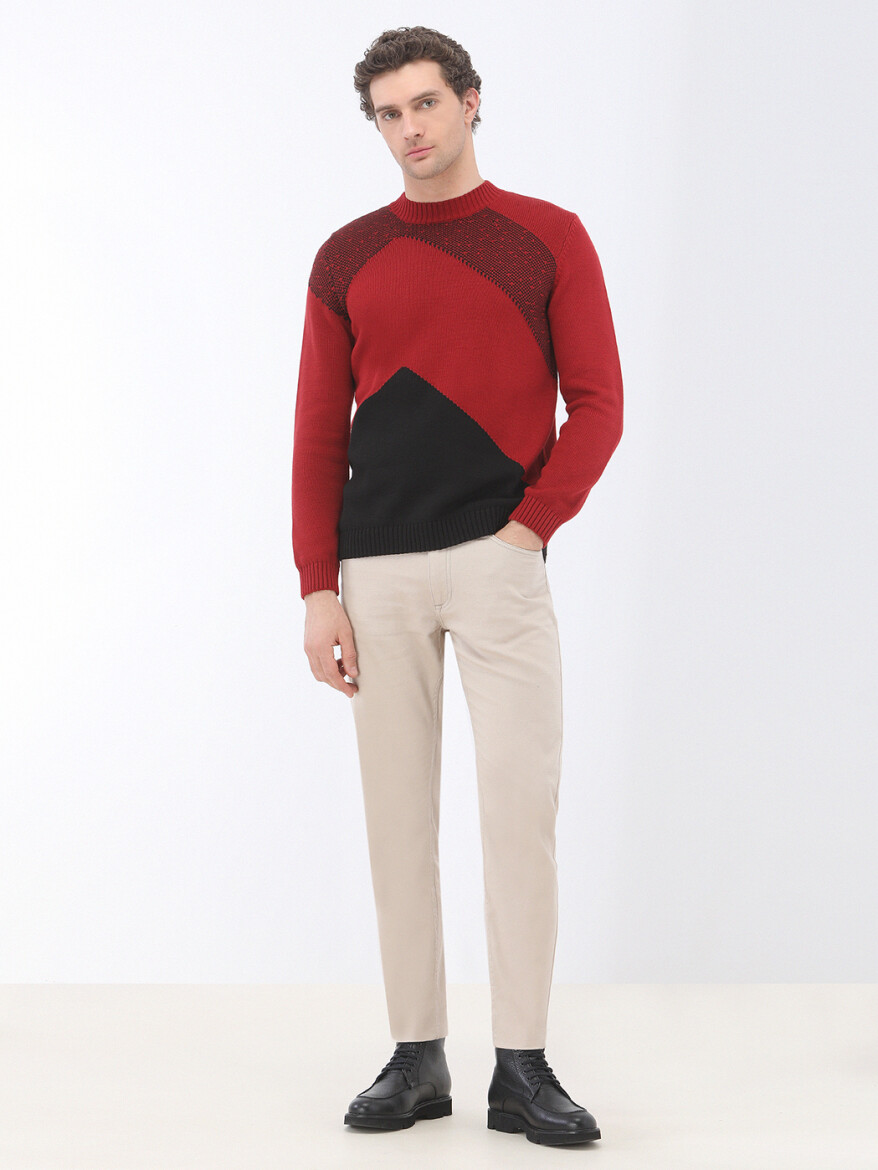 Black Knitwear Sweatshirt - 2