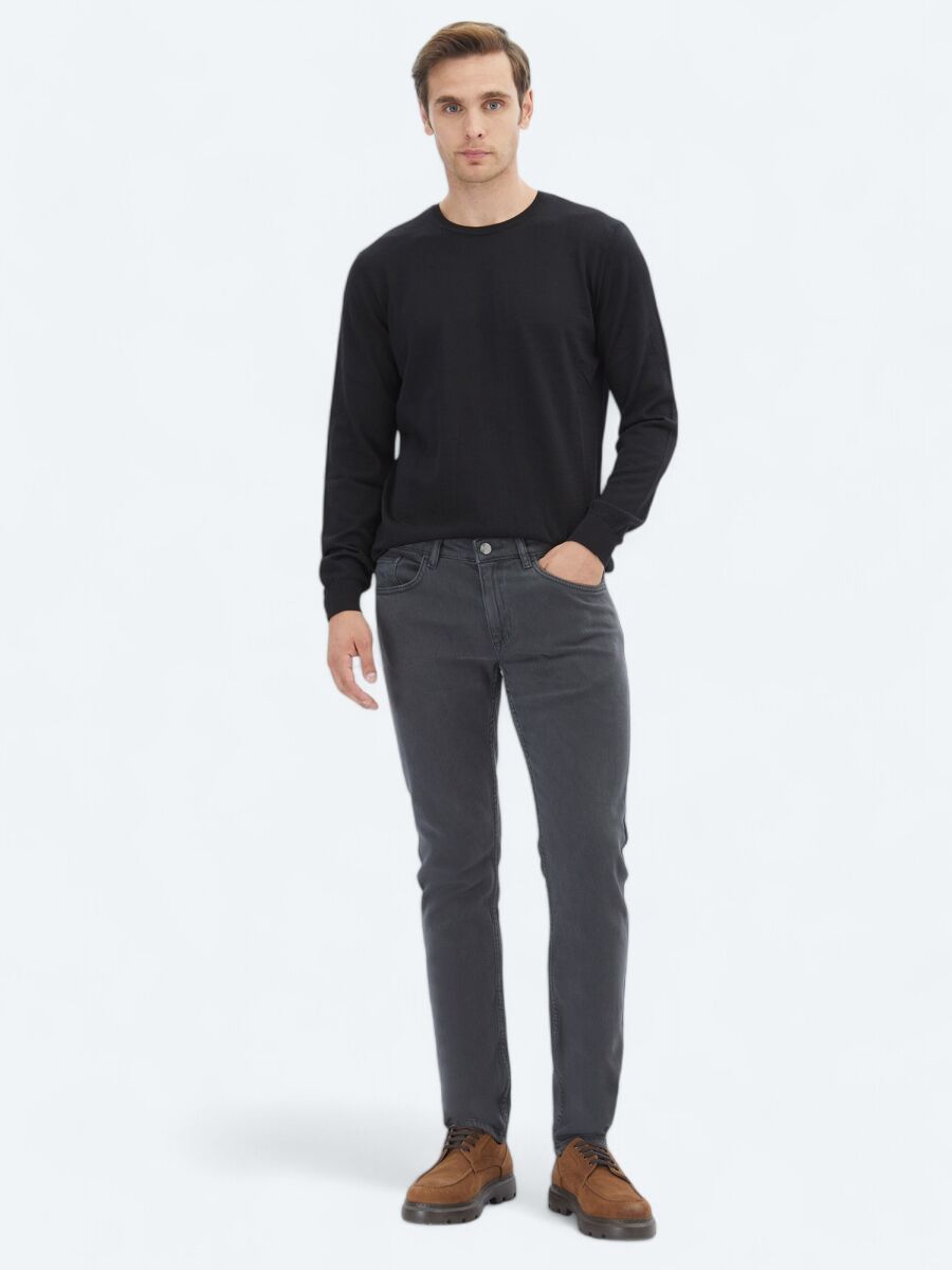 Black Knitwear Sweatshirt - 2