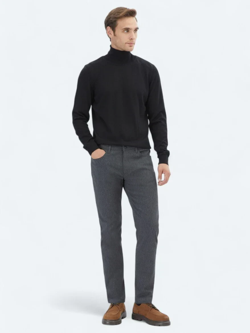Black Knitwear Sweatshirt - 2