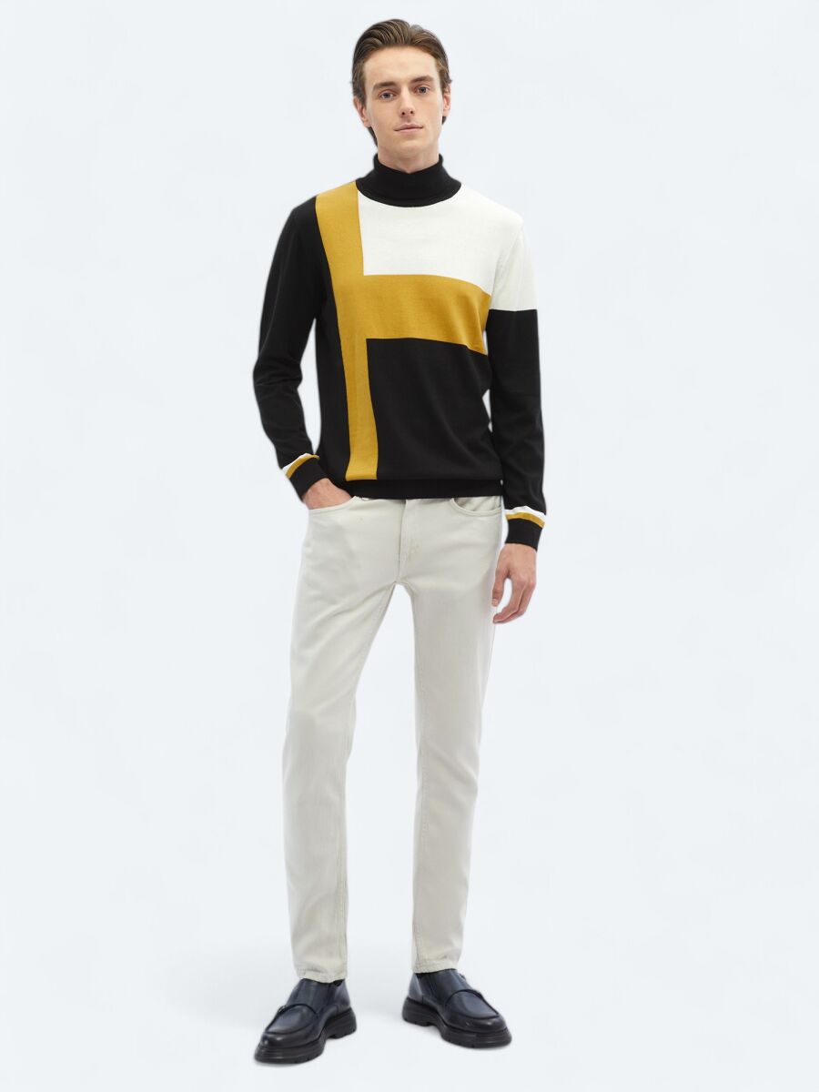 Black Knitwear Sweatshirt - 2