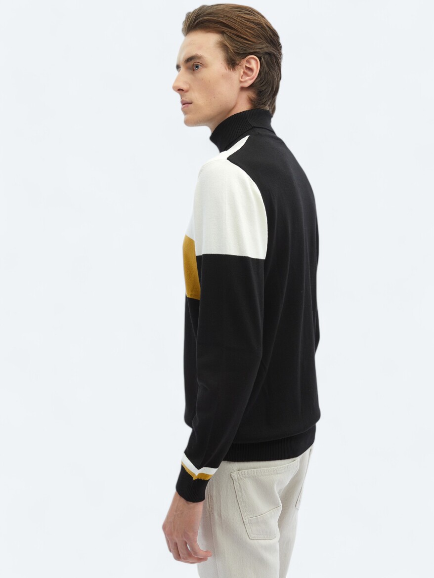 Black Knitwear Sweatshirt - 8