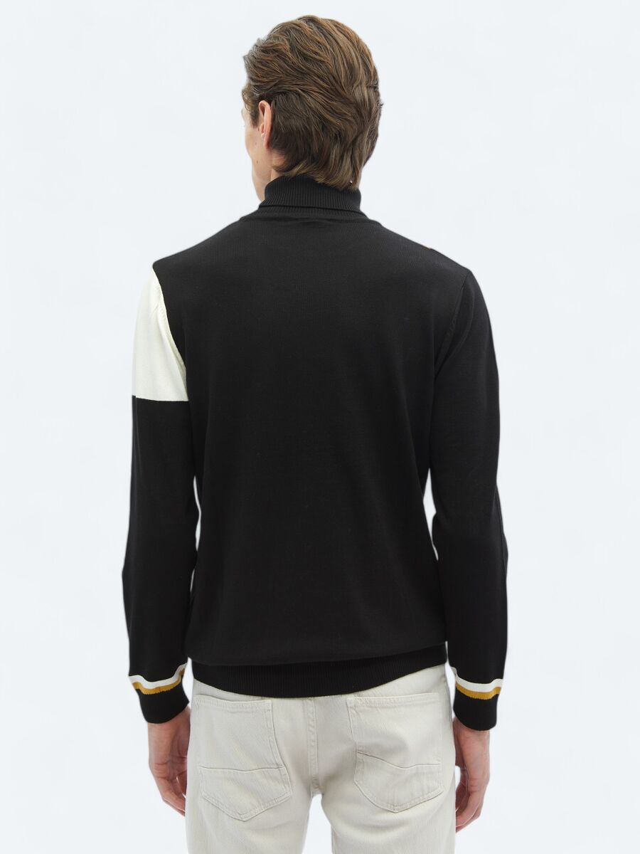 Black Knitwear Sweatshirt - 9