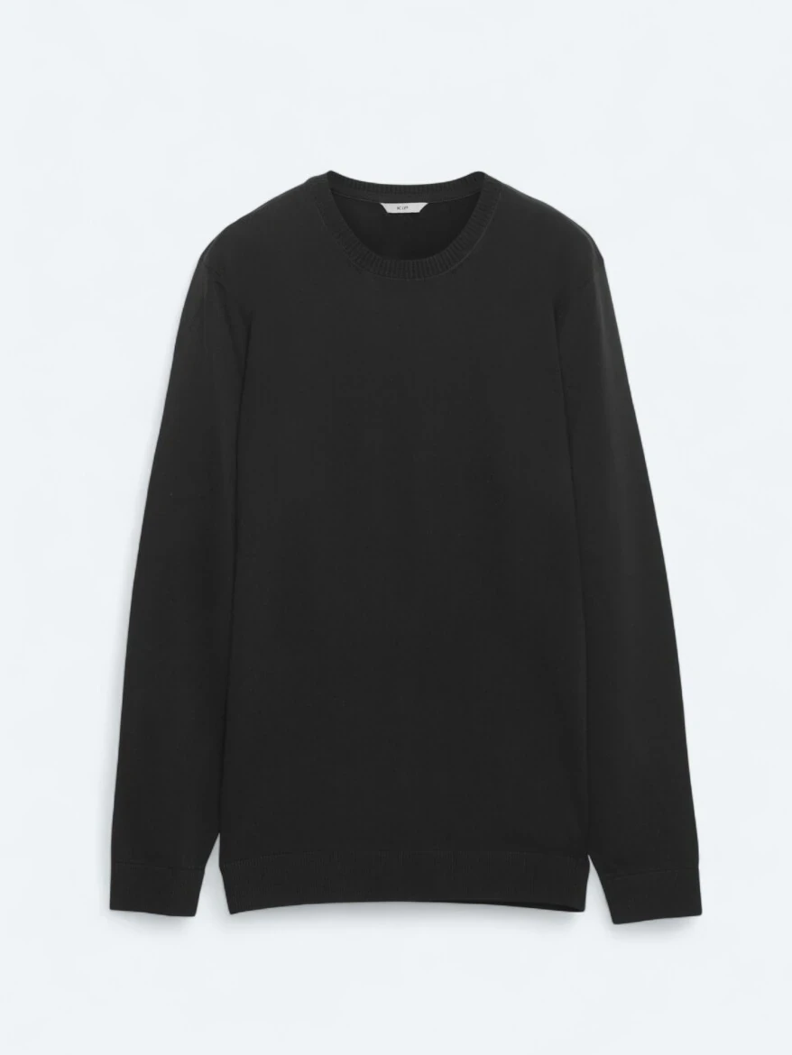 Black Knitwear Sweatshirt - 6