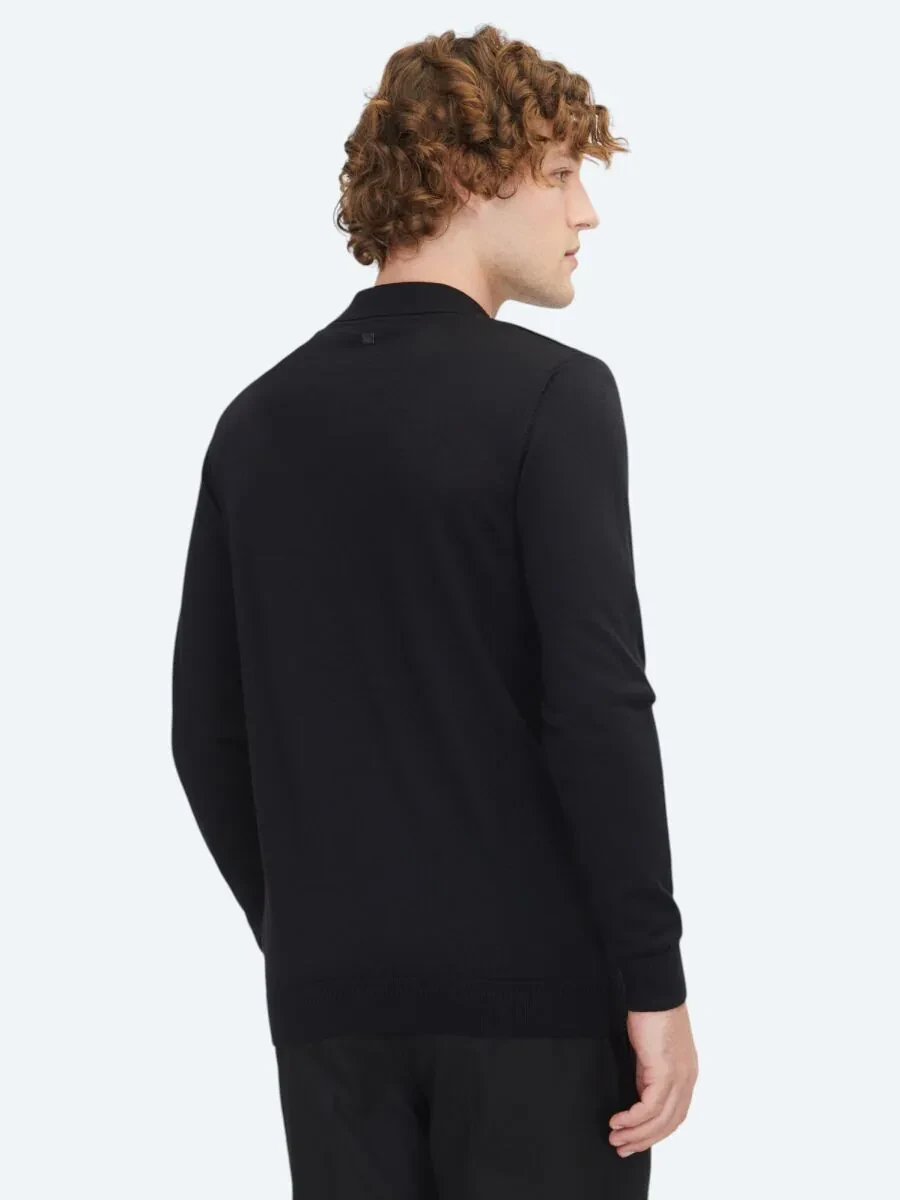 Black Knitwear Sweatshirt - 5
