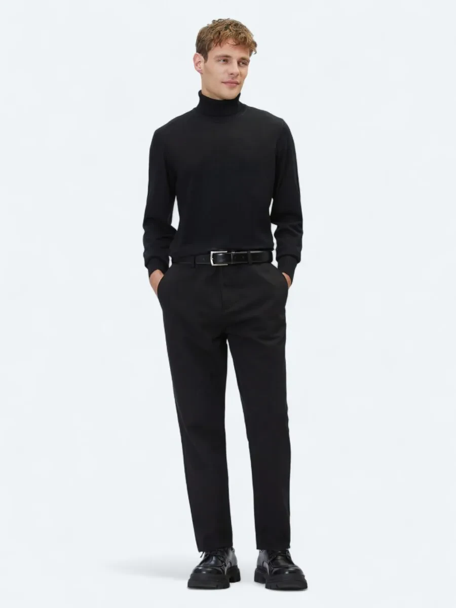 Black Knitwear Sweatshirt - 4