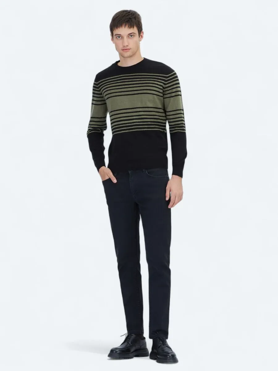 Black Knitwear Sweatshirt - 2
