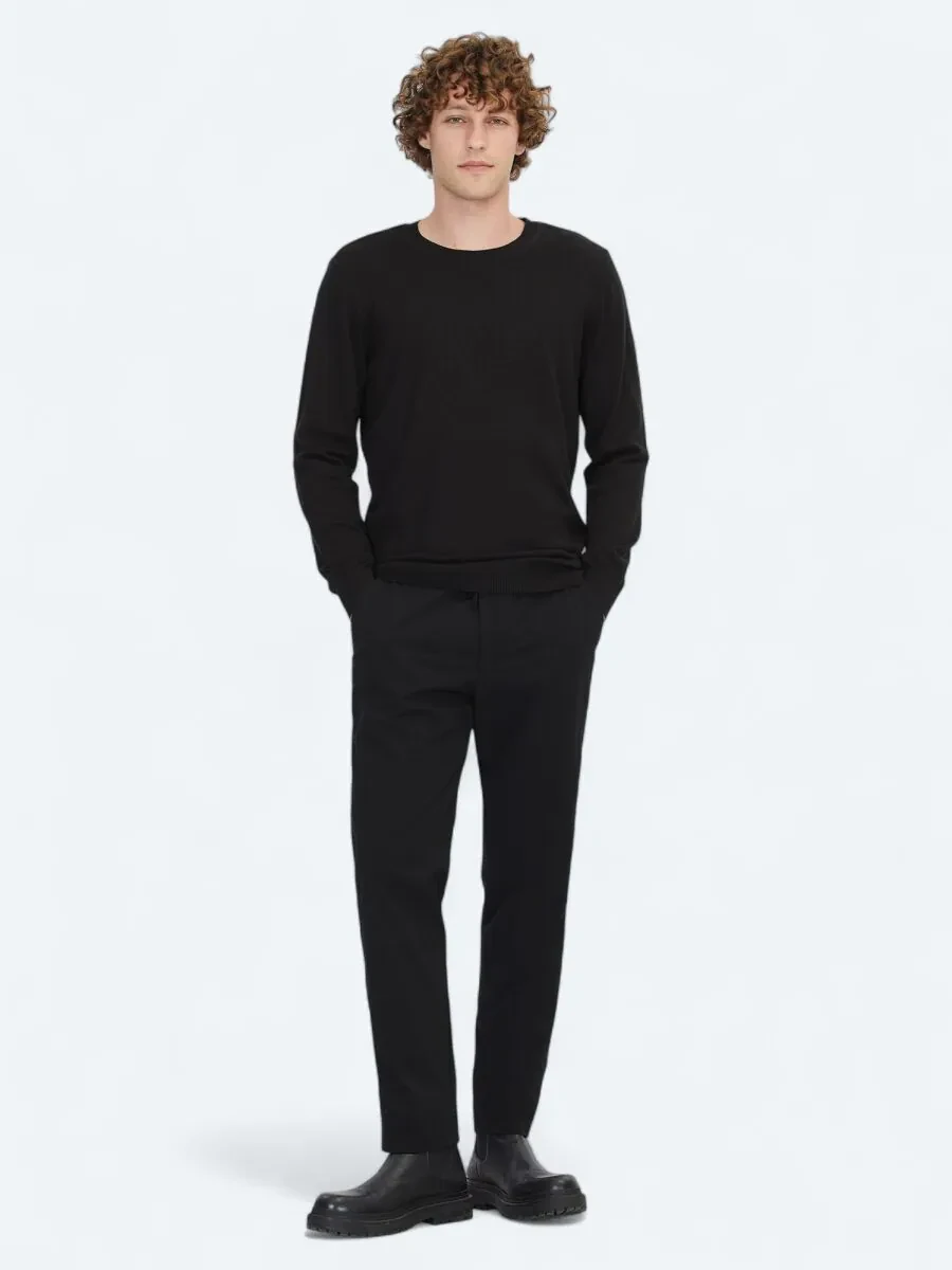 Black Knitwear Sweatshirt - 2