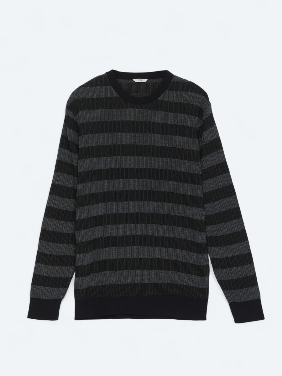 Black Knitwear Sweatshirt - 6
