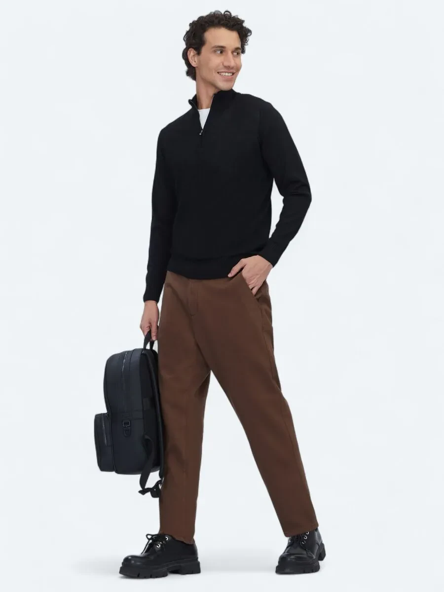 Black Knitwear Sweatshirt - 2