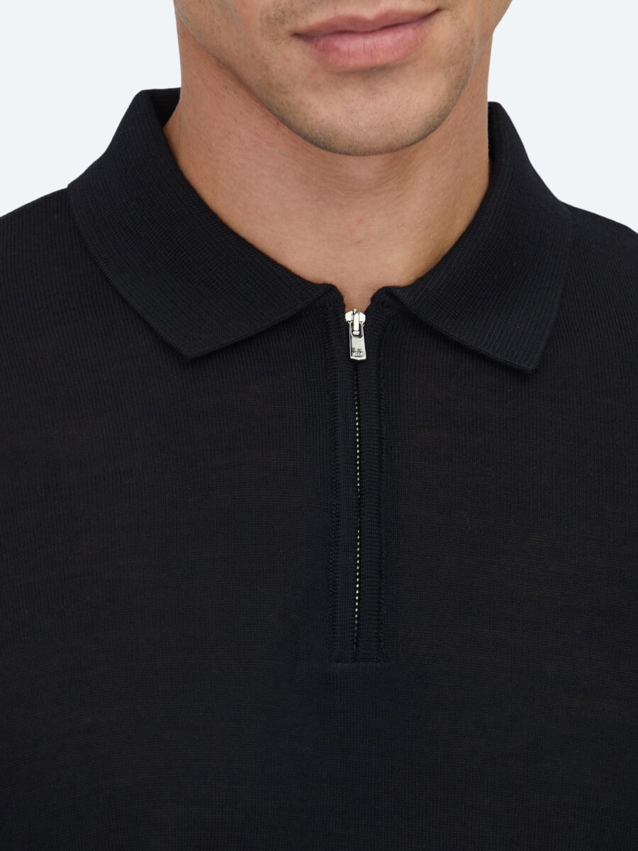 Black Knitwear Sweatshirt - 4