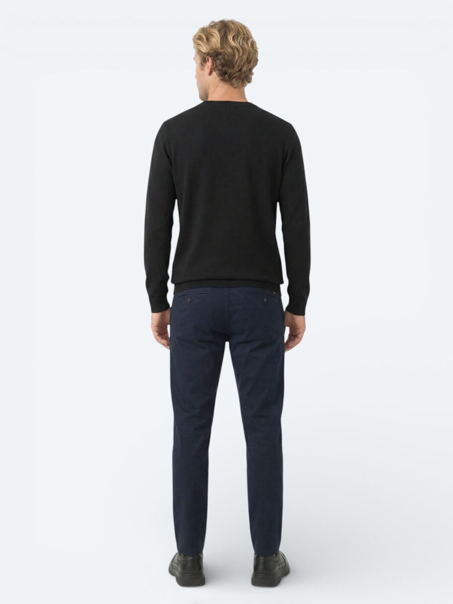 Black Knitwear Sweatshirt - 4