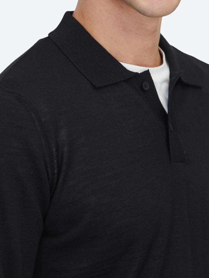 Black Knitwear Sweatshirt - KİP