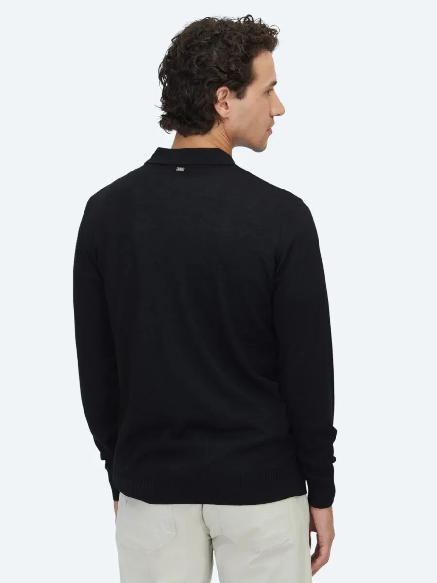 Black Knitwear Sweatshirt - 6