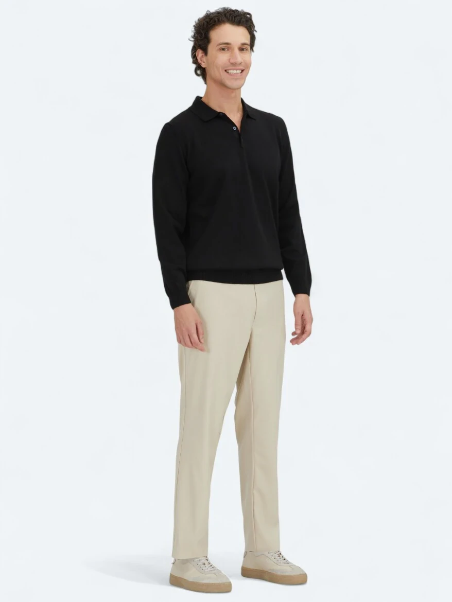 Black Knitwear Sweatshirt - KİP