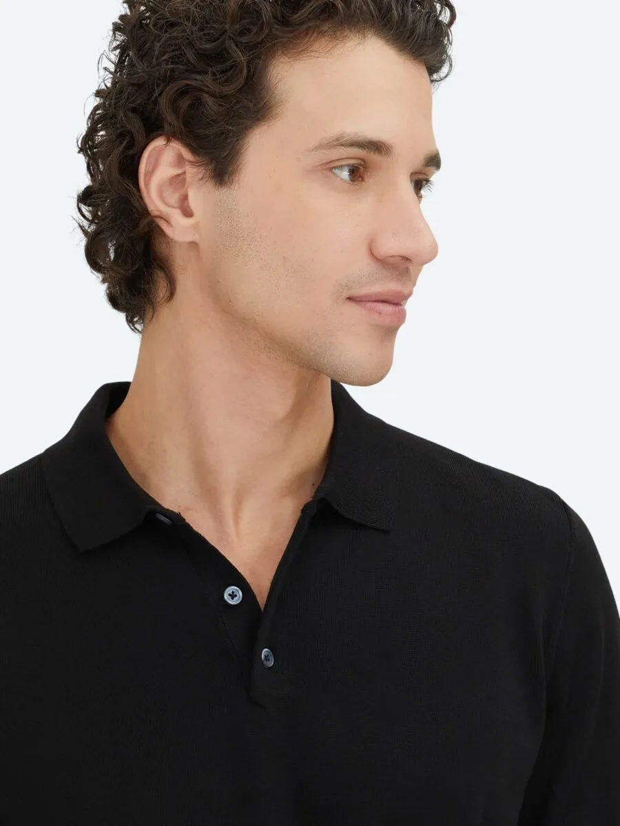 Black Knitwear Sweatshirt - 3