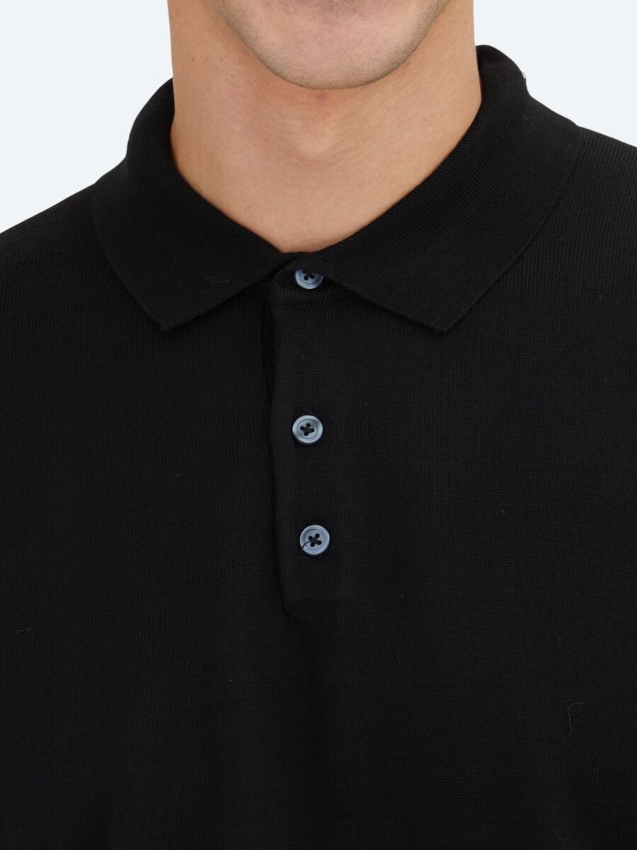 Black Knitwear Sweatshirt - 5