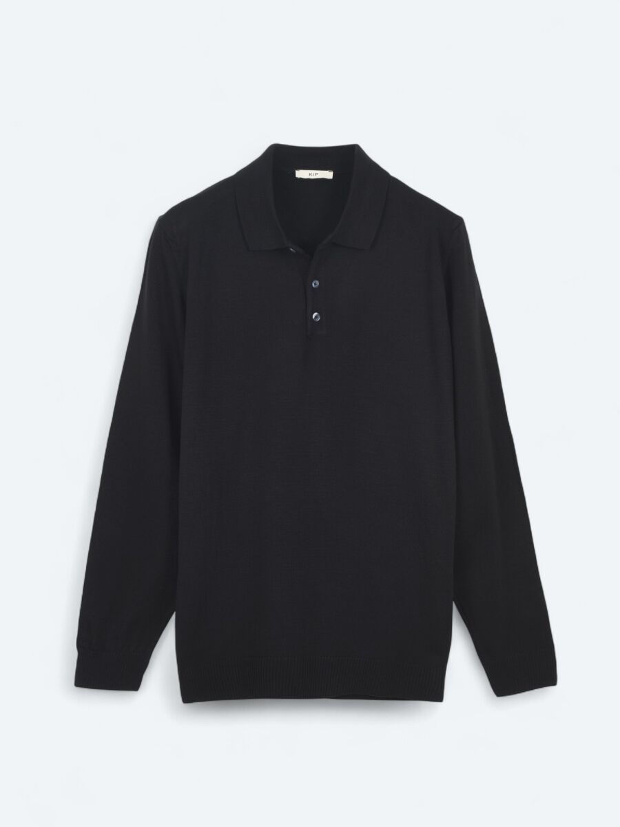 Black Knitwear Sweatshirt - 5