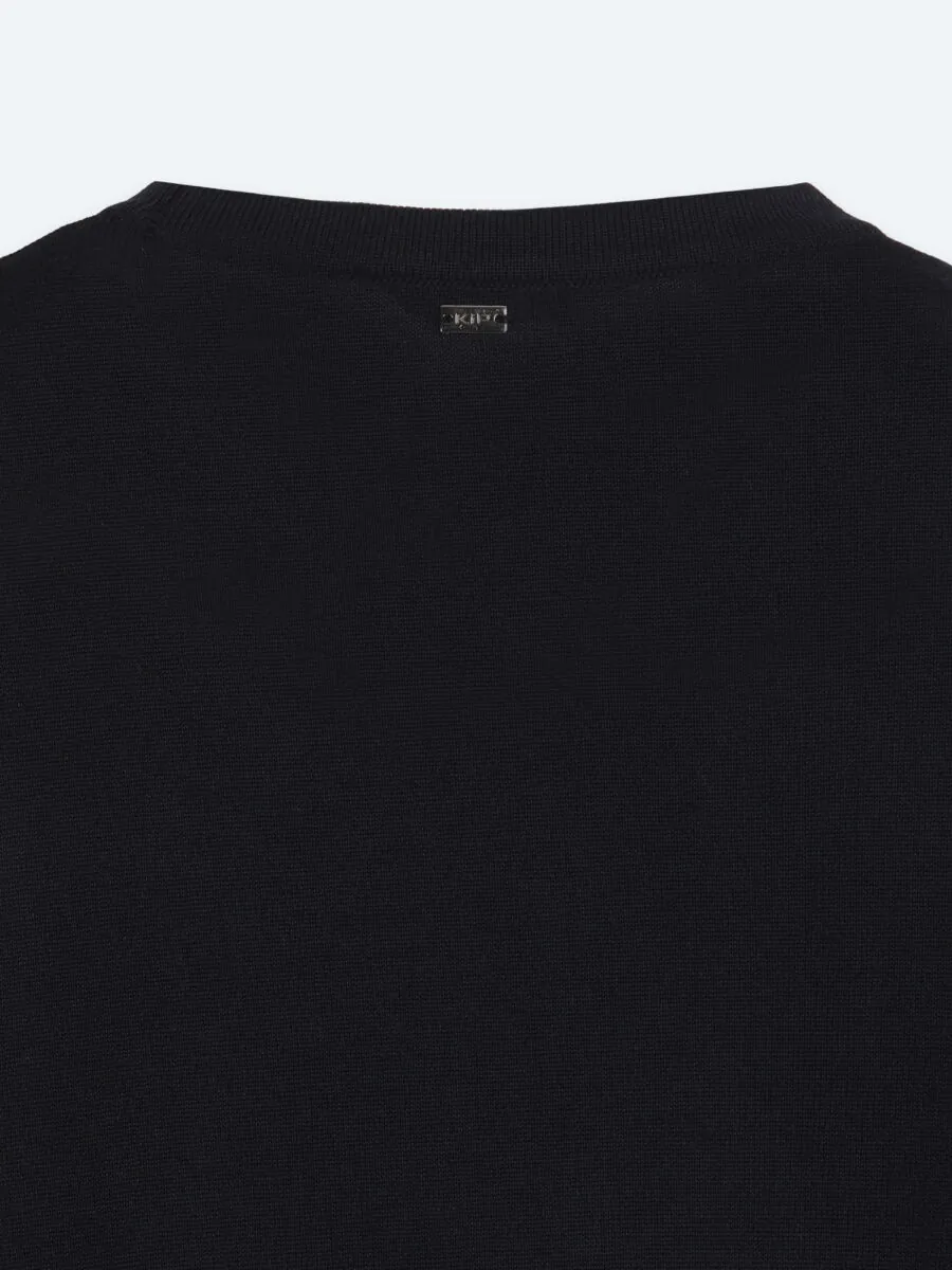 Black Knitwear Sweatshirt - 12