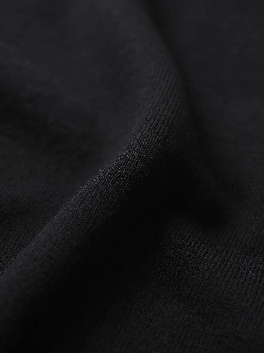 Black Knitwear Sweatshirt - 14