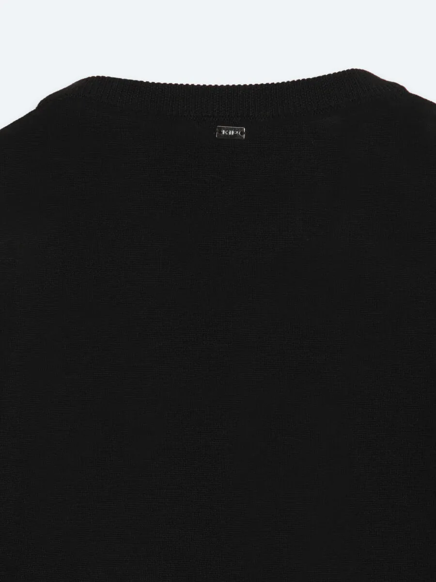 Black Knitwear Sweatshirt - 13