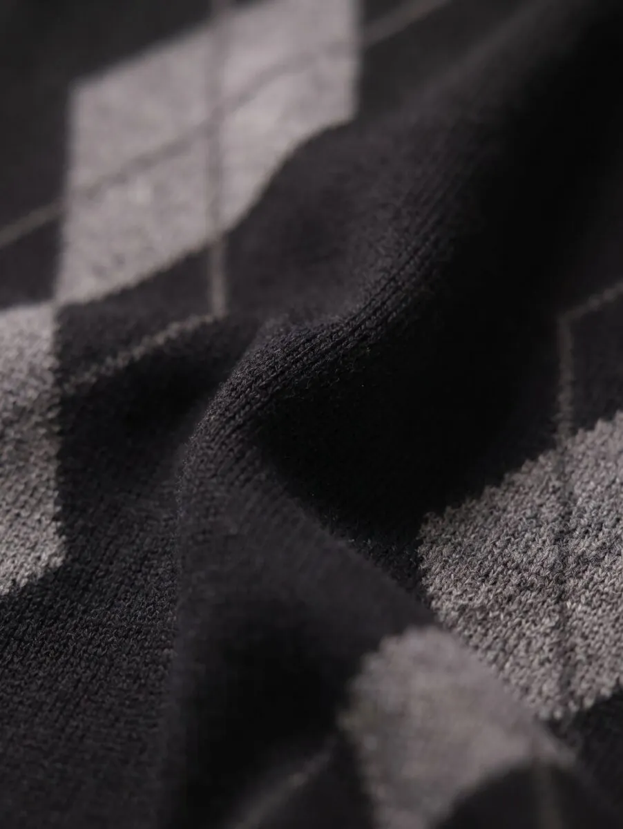 Black Knitwear Sweatshirt - 12