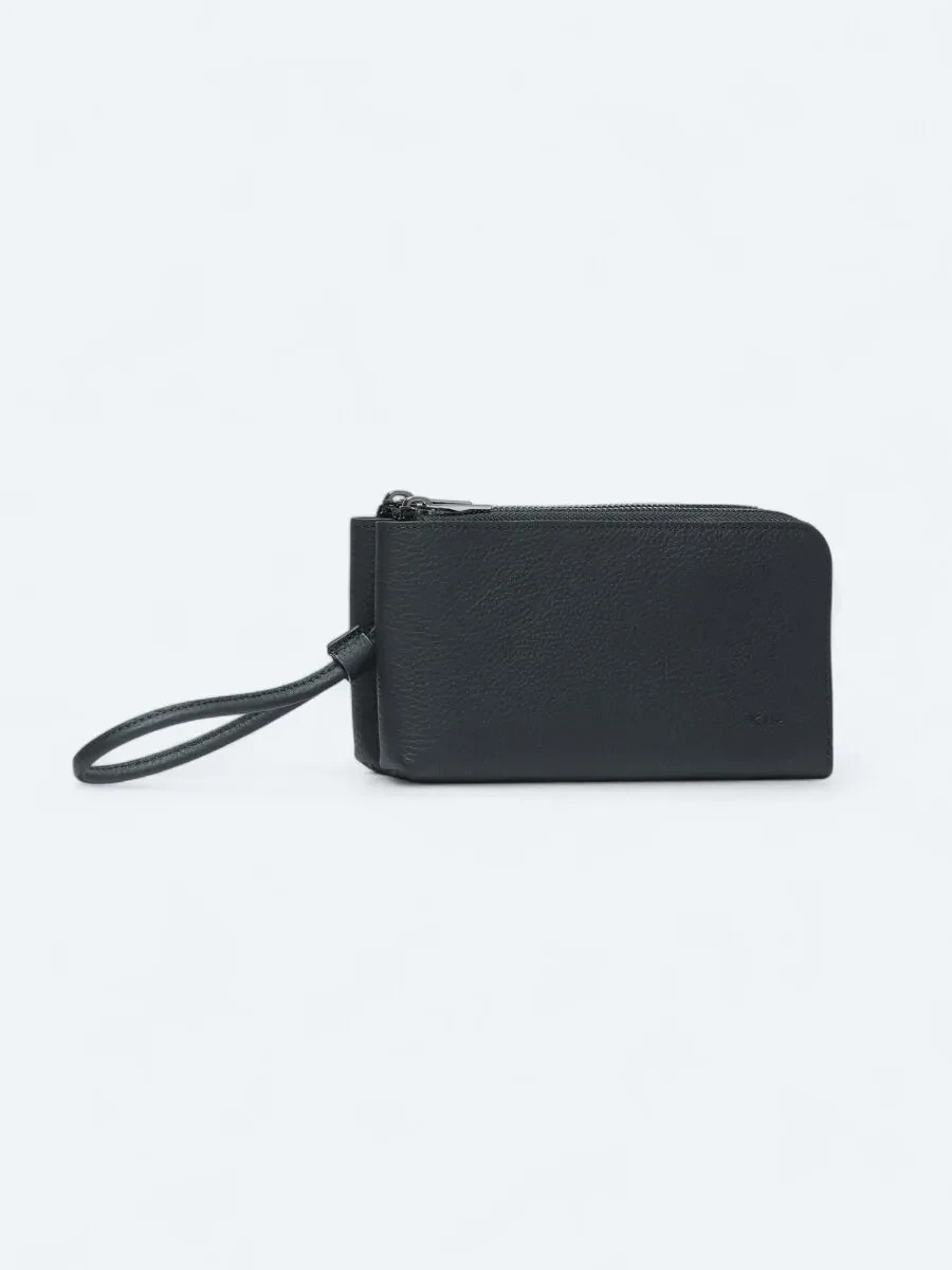Black Leather Bag - 1
