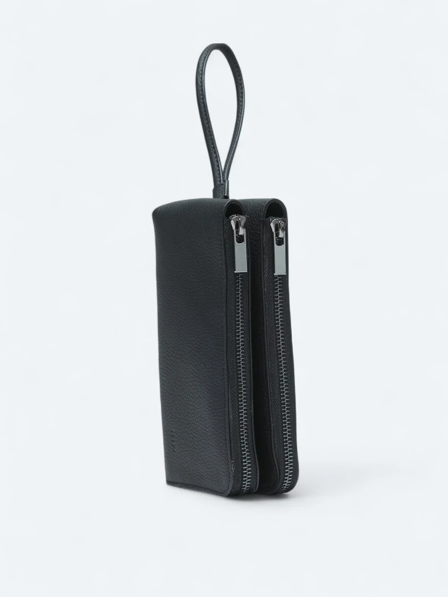 Black Leather Bag - 4