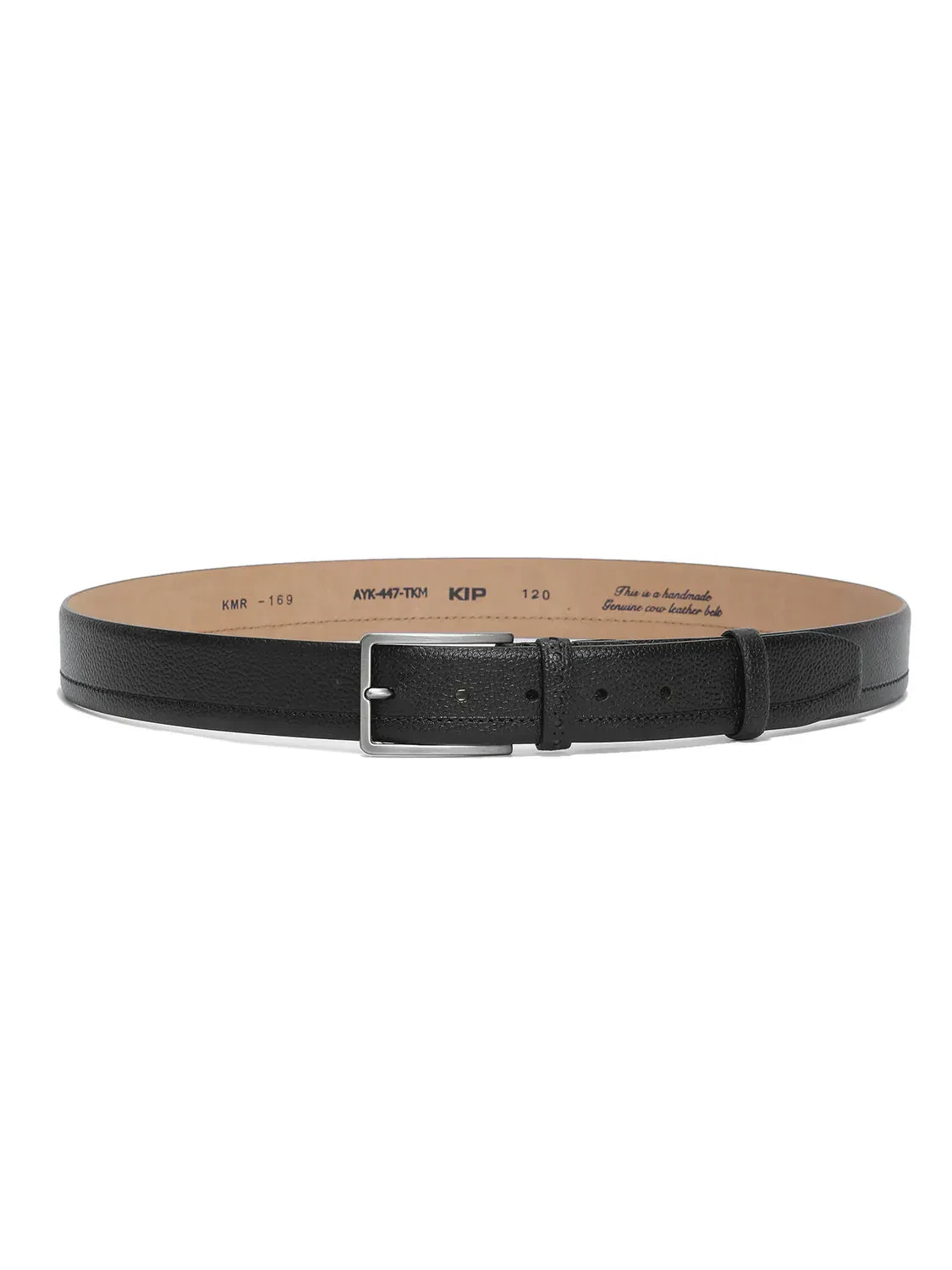 Black Leather Belt - 1
