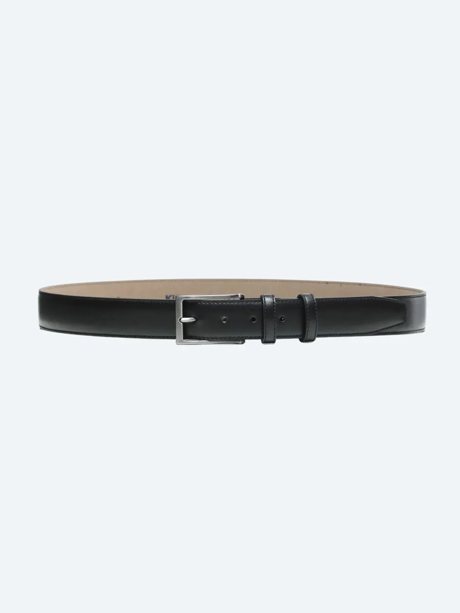 Black Leather Belt - 1