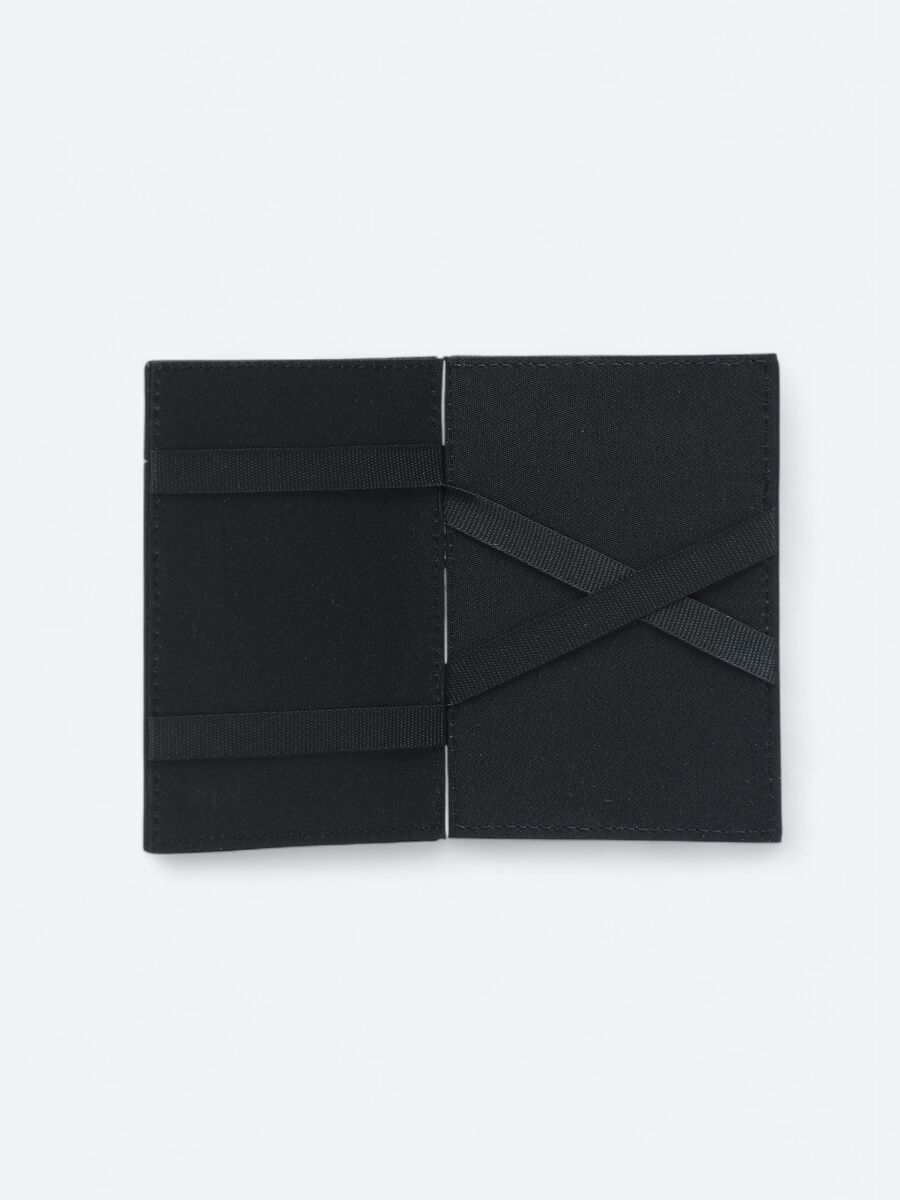 Black Leather Card Holder - 2