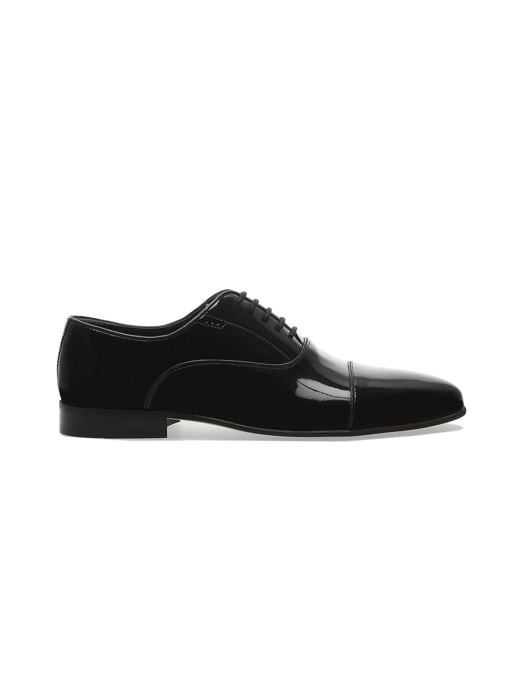 Black Leather Classical Dress Shoes - 1