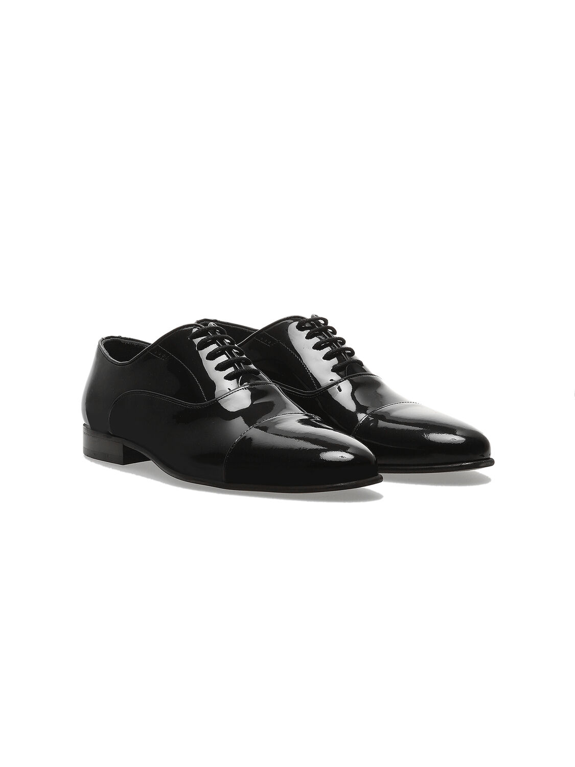 Black Leather Classical Dress Shoes - 2
