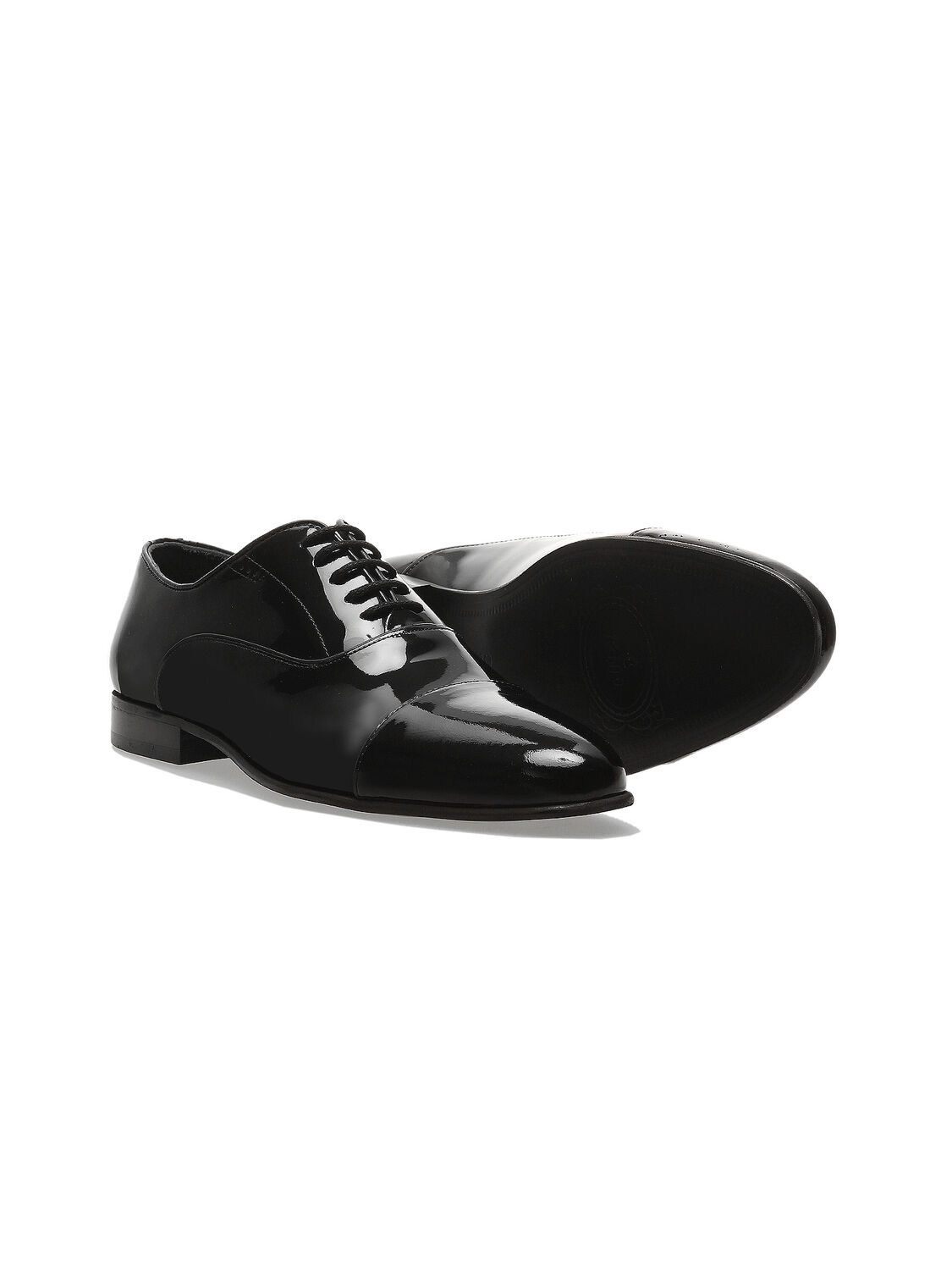 Black Leather Classical Dress Shoes - 3