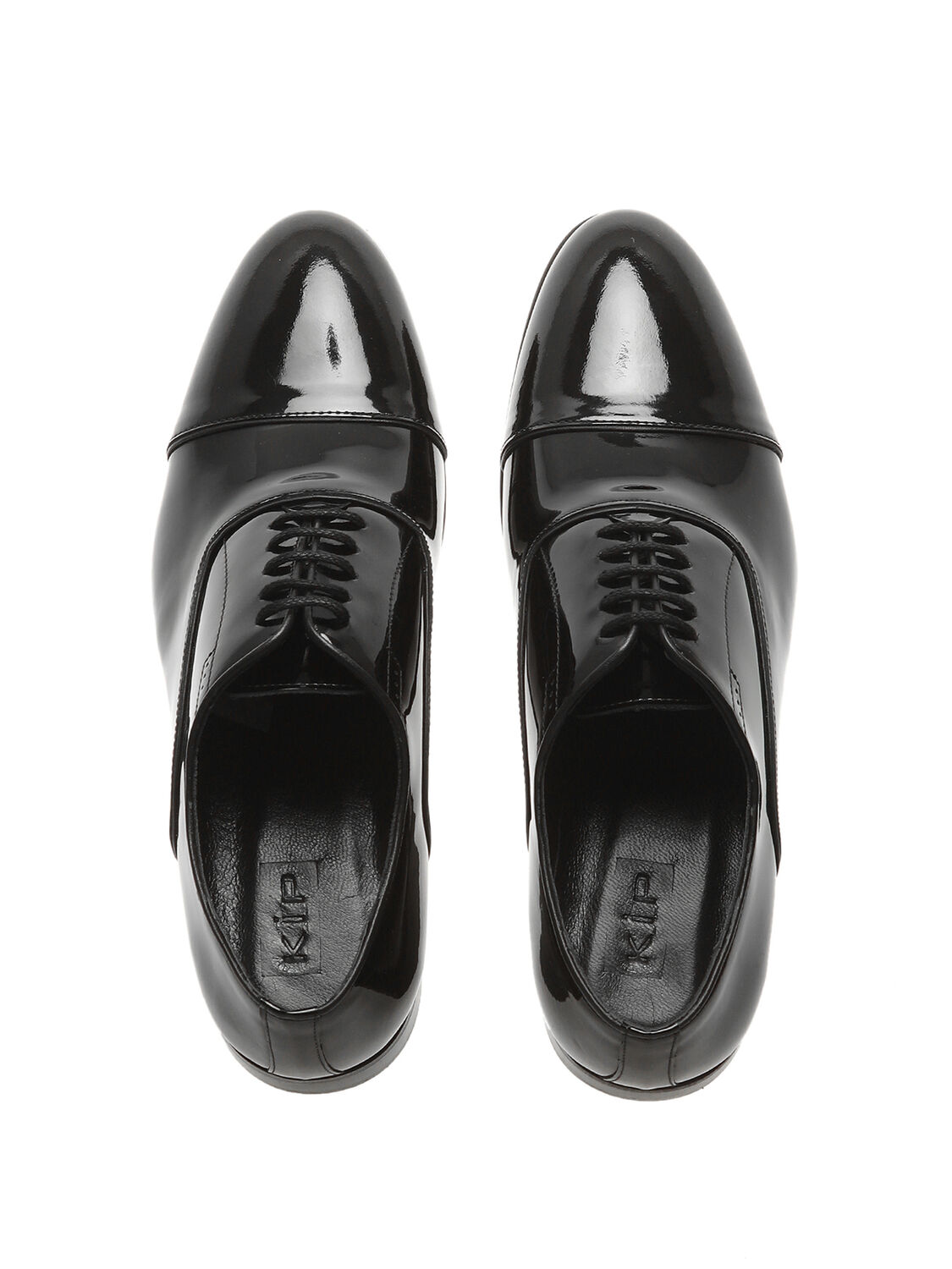 Black Leather Classical Dress Shoes - 5