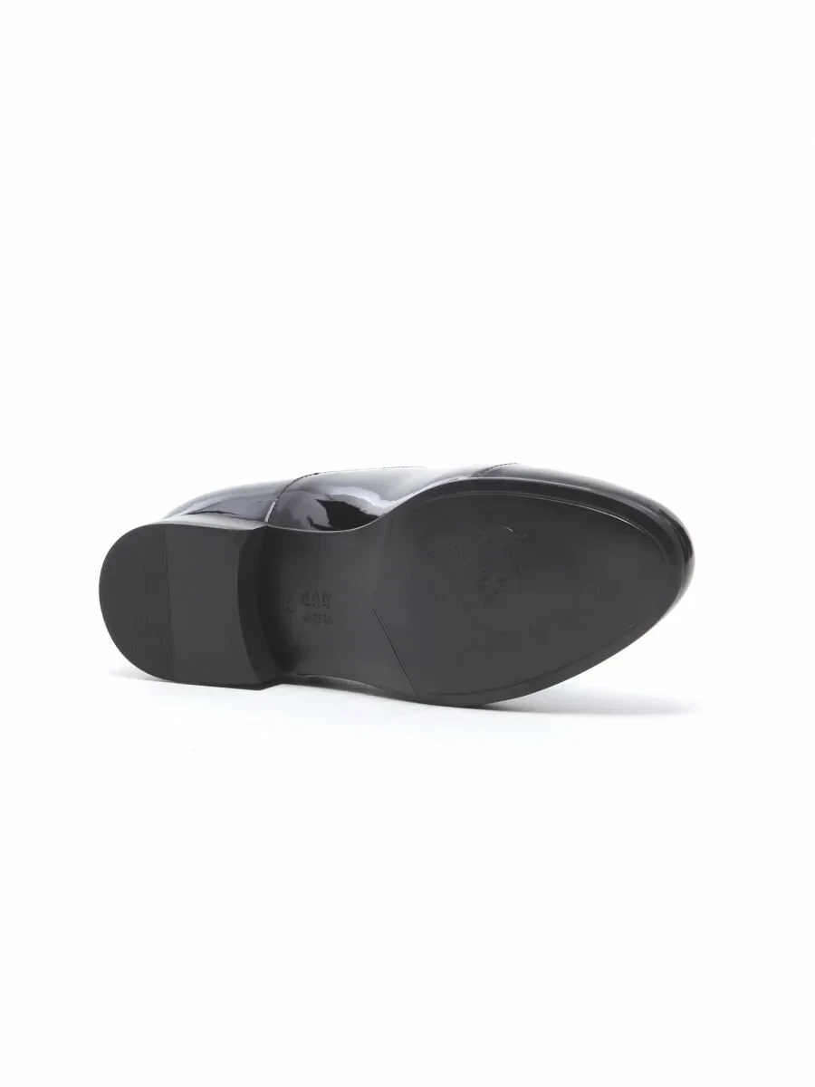 Black Leather Classical Dress Shoes - 4