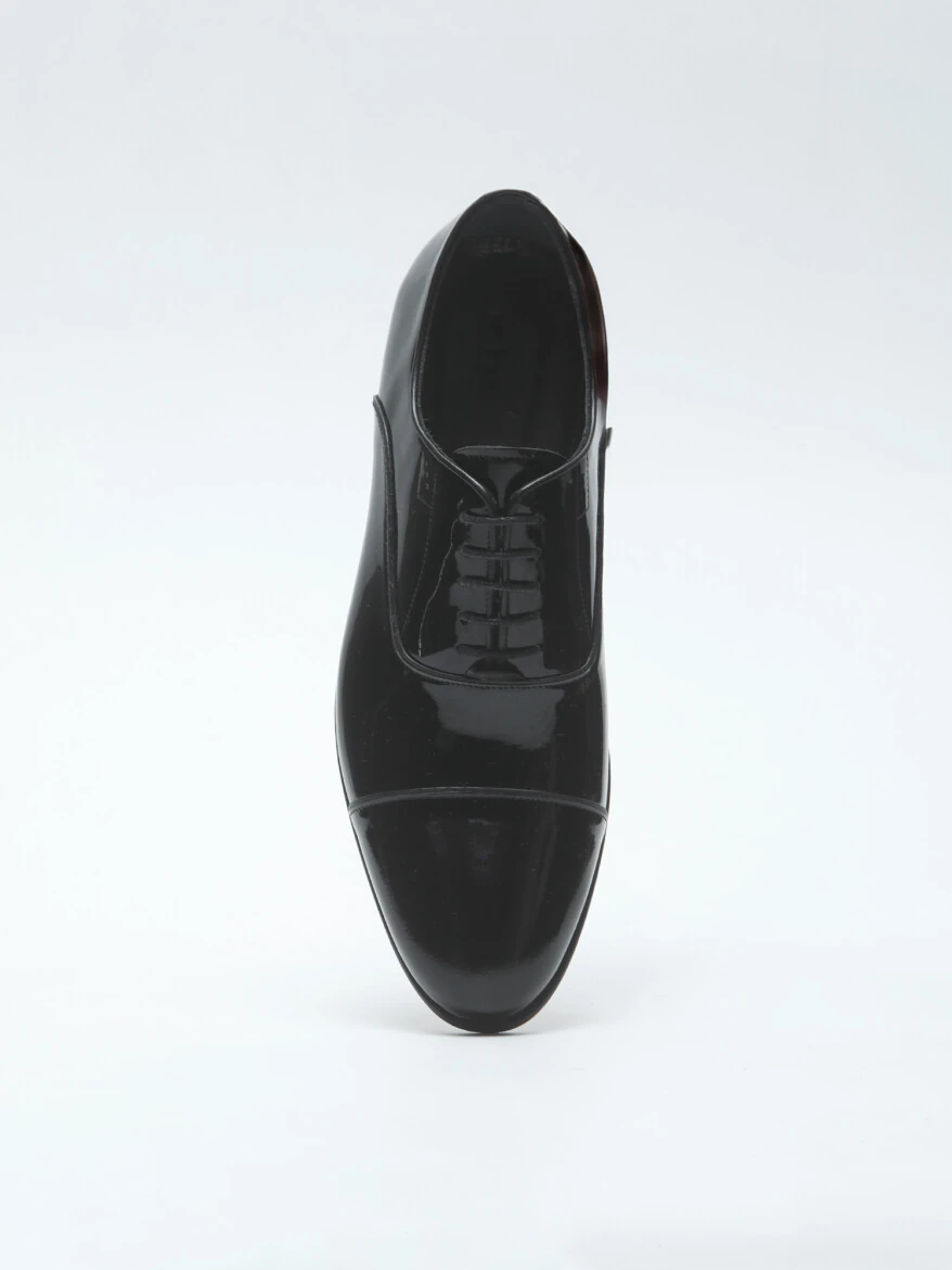 Black Leather Classical Dress Shoes - 3