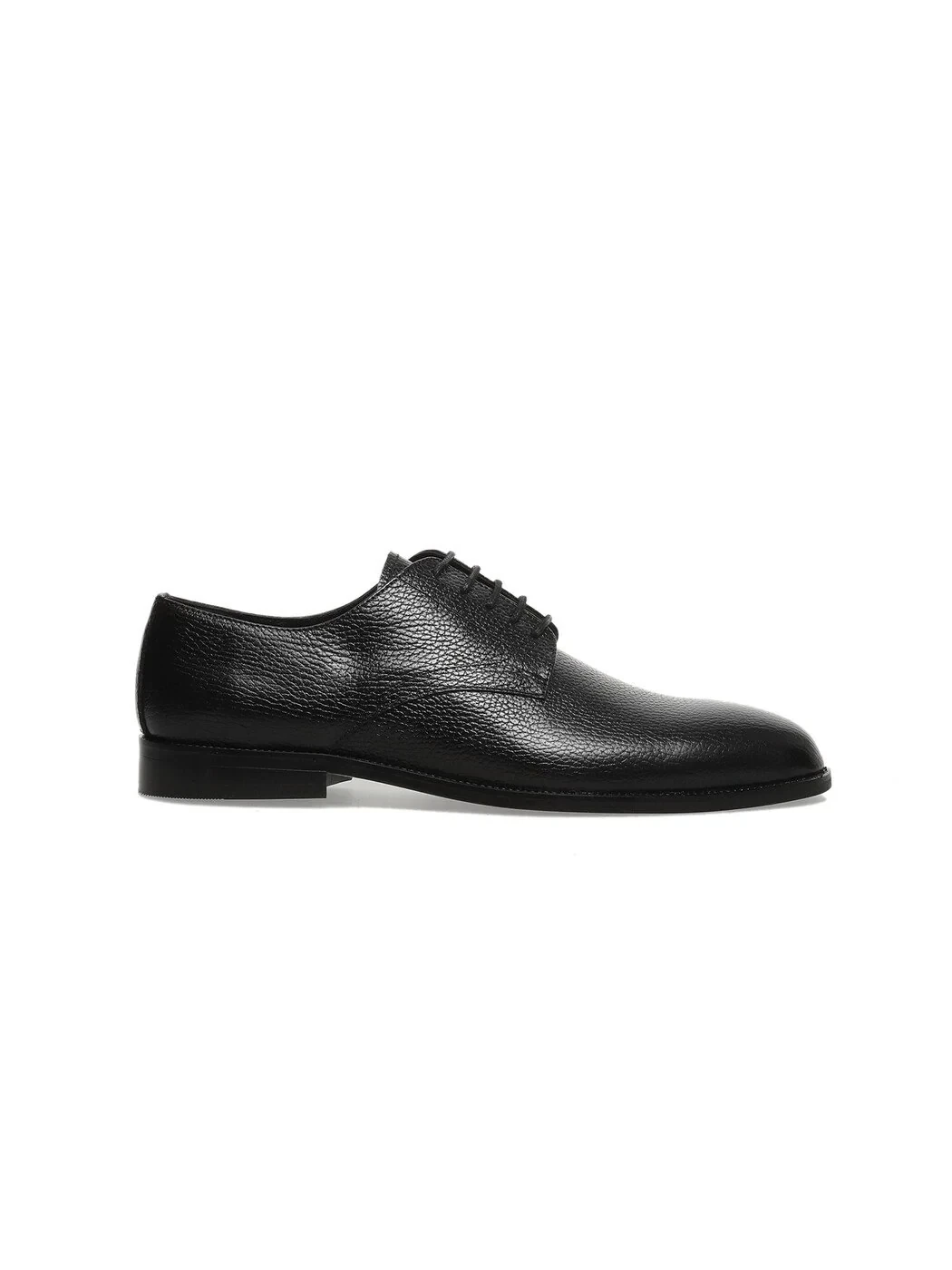 Black Leather Classical Shoes - 1