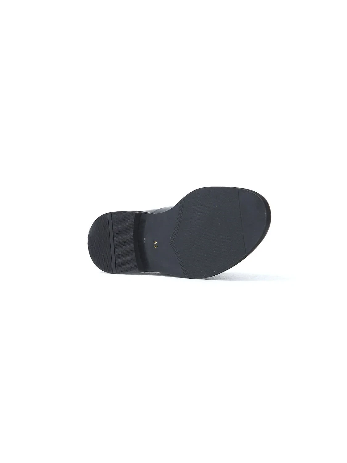 Black Leather Classical Shoes - 4
