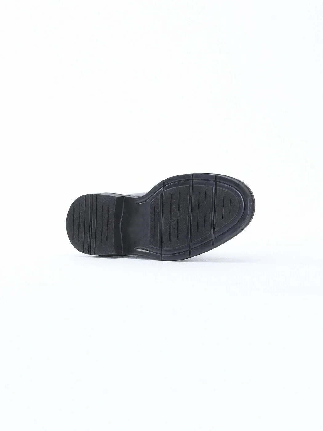 Black Leather Classical Shoes - 4