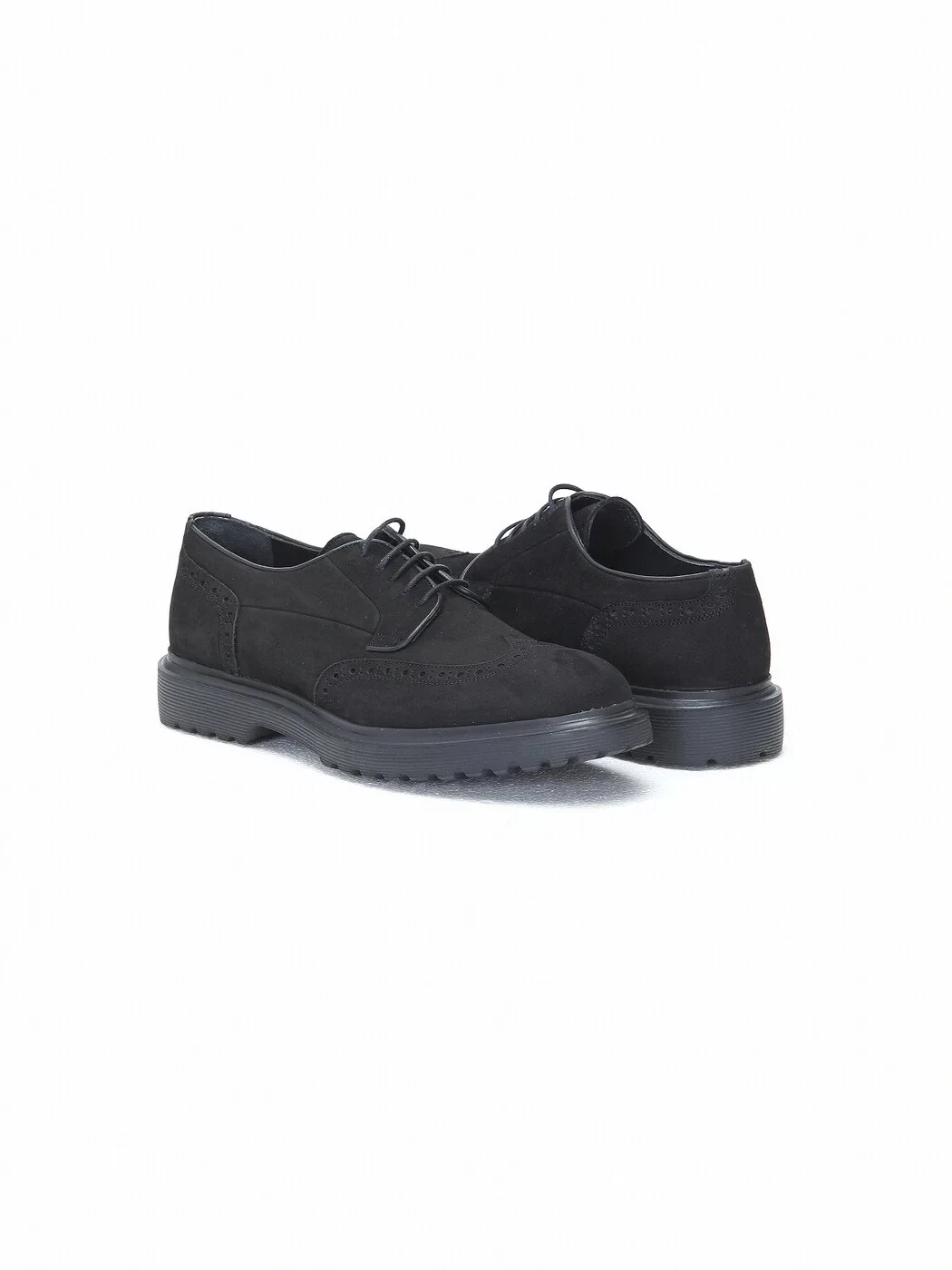 Black Leather Smart Casual Shoes - 3