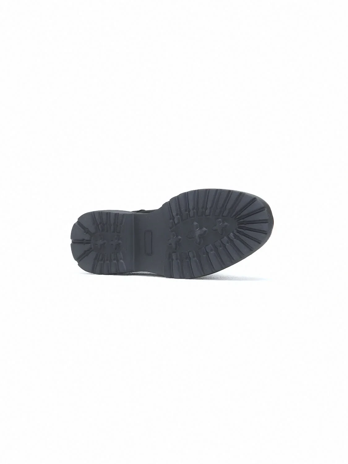 Black Leather Smart Casual Shoes - 4