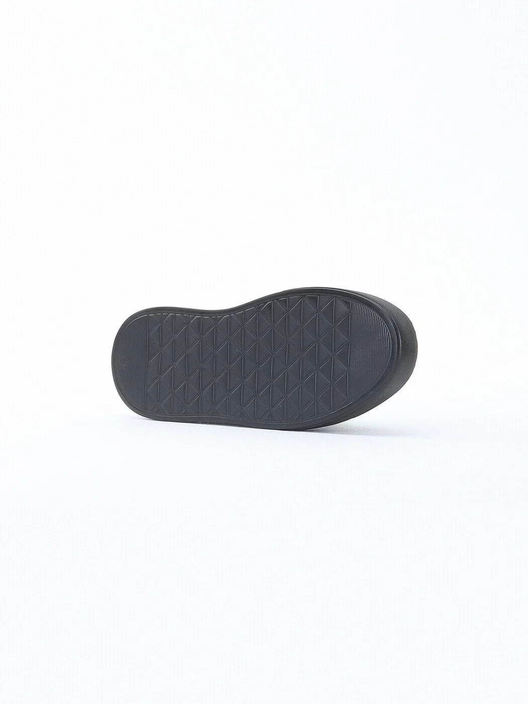 Black Leather Sport Sneaker - 4