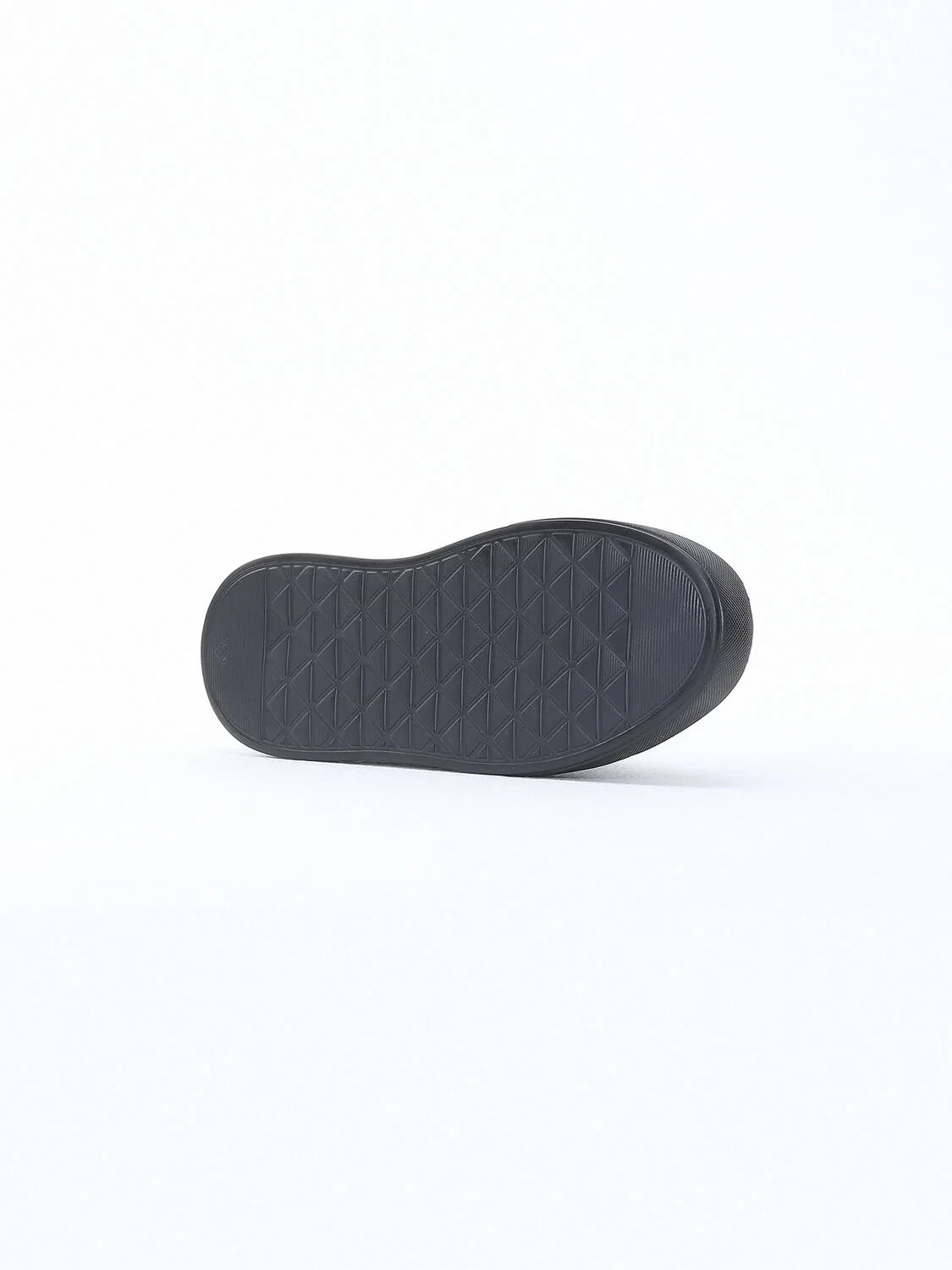 Black Leather Sport Sneaker - 4
