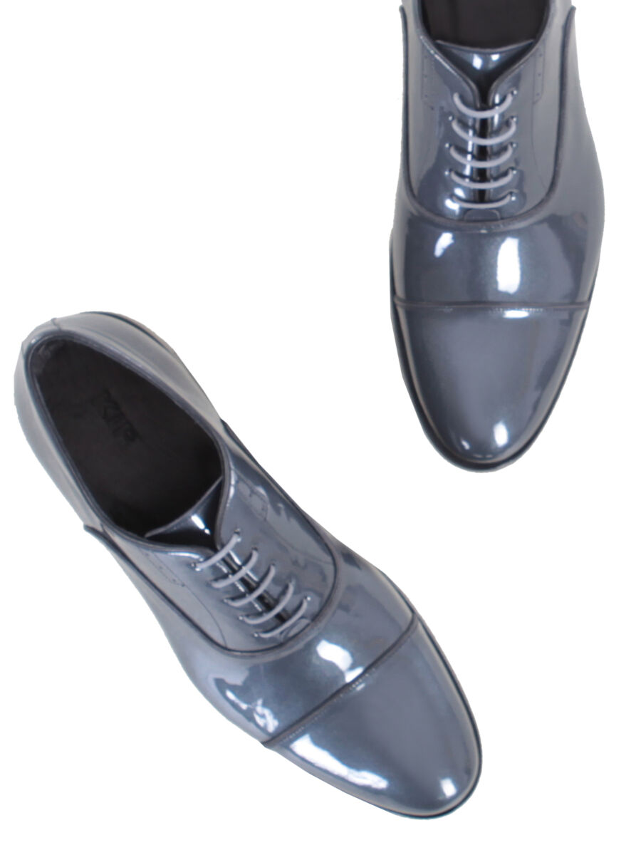 Black Patent Leather Classical Dress Shoes - 2
