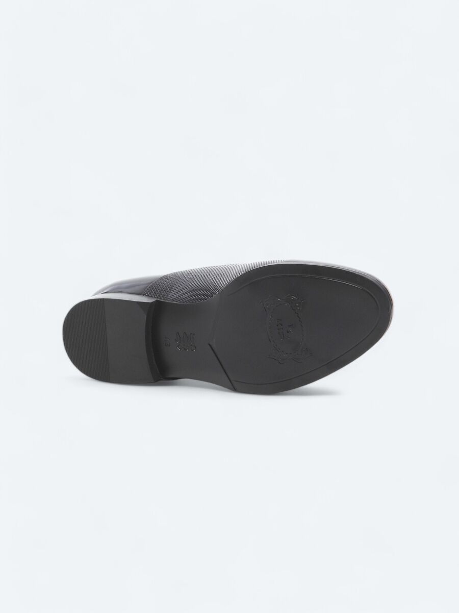 Black Patent Leather Classical Dress Shoes - 4