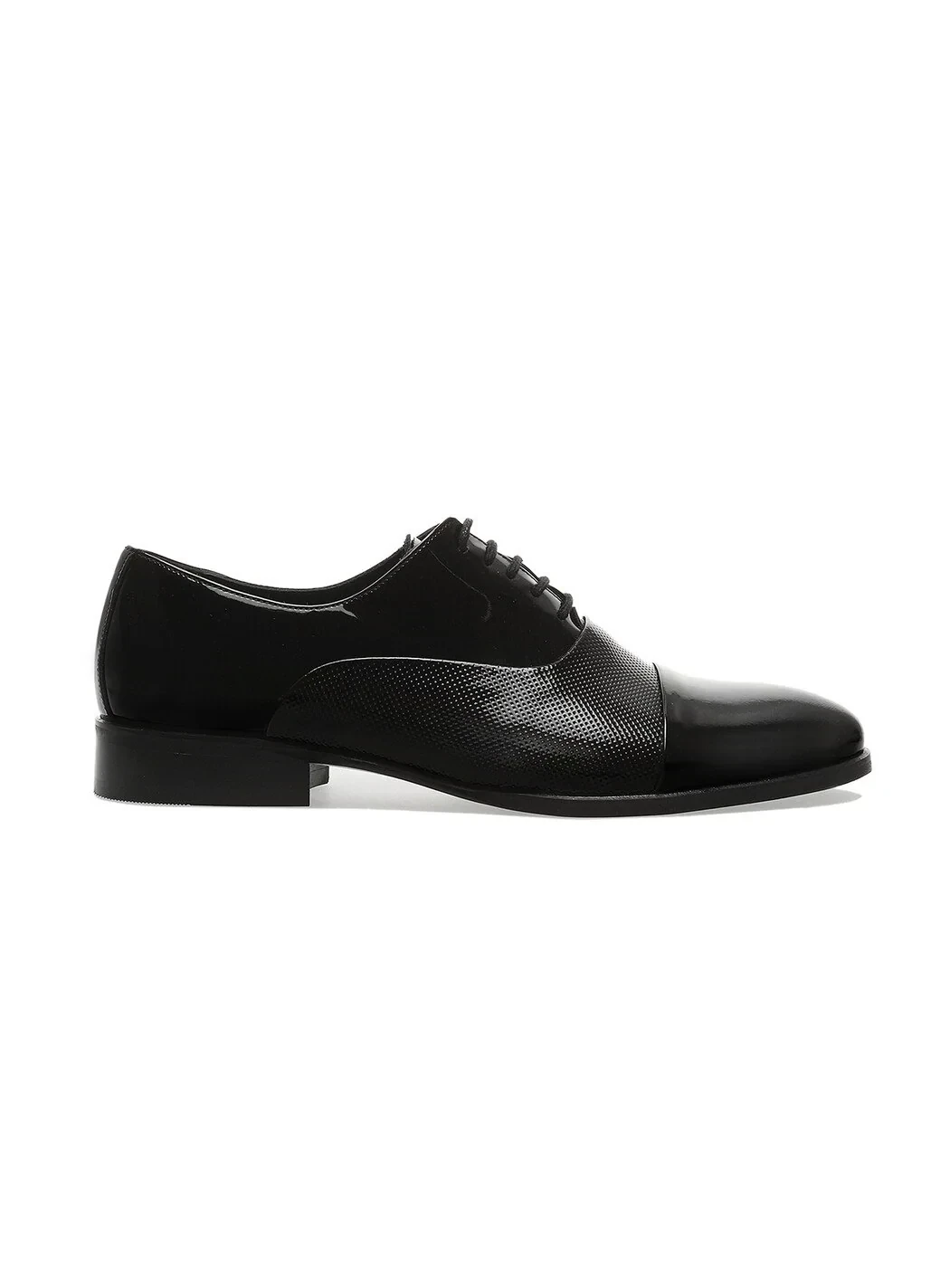 Black Patent Leather Classical Dress Shoes - 1
