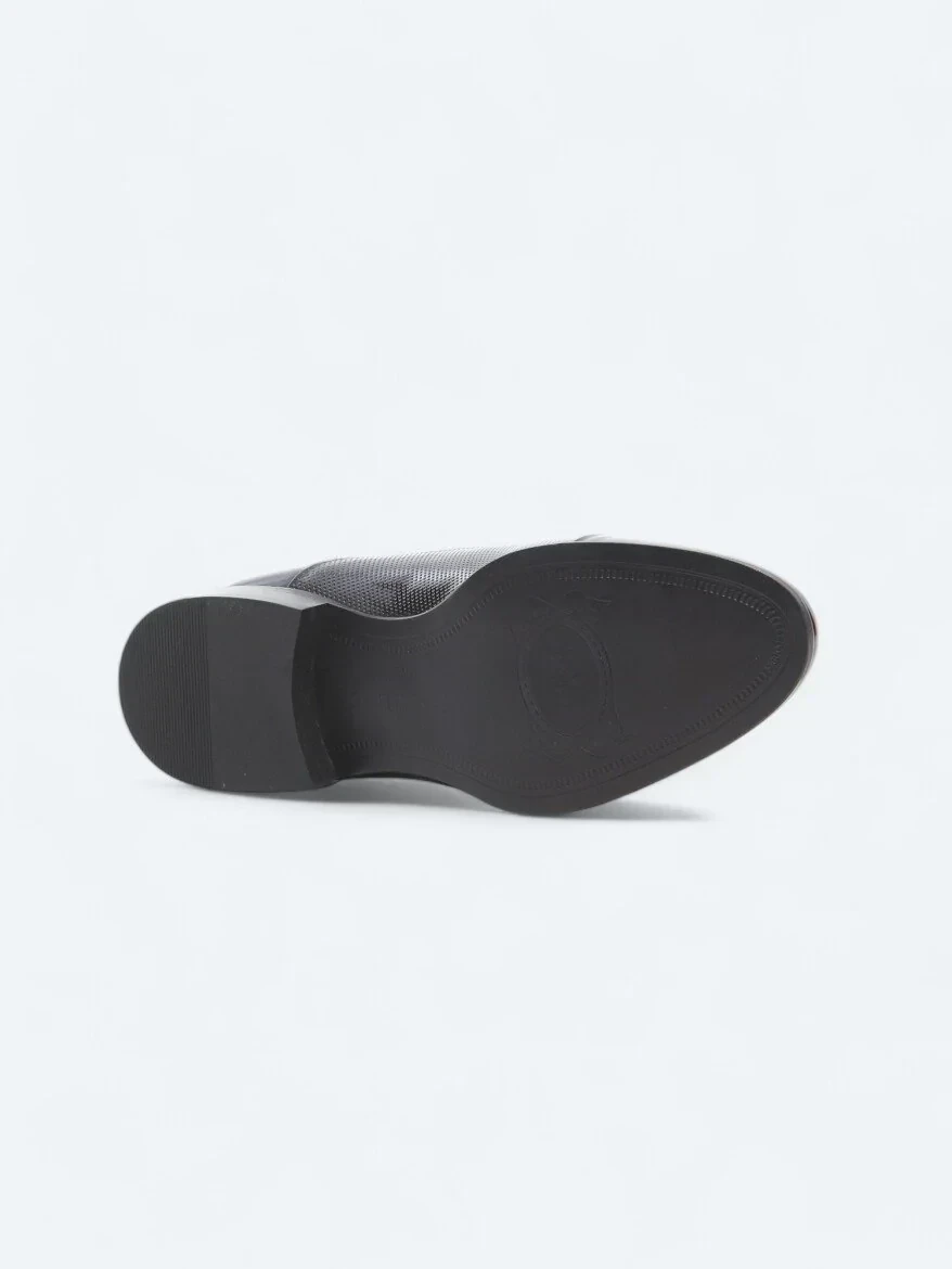 Black Patent Leather Classical Dress Shoes - 4